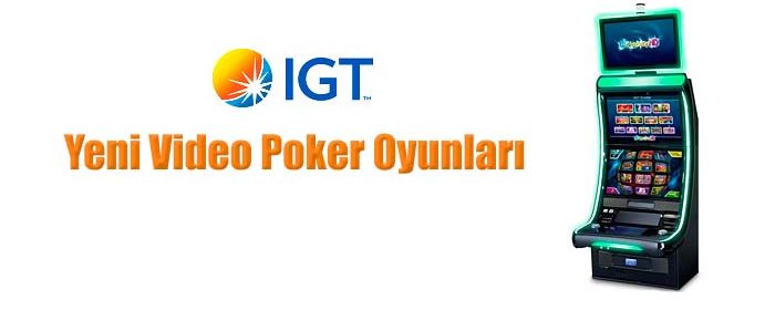 IGT firmasının yeni video poker oyunlarını yazımızda bulabilirsiniz.